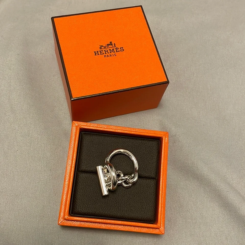 Authentic Hermes silver Ring - Picture 2 of 4